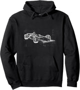 Formula Racing Car Turbo Sports Car Race Fan Pullover Hoodie