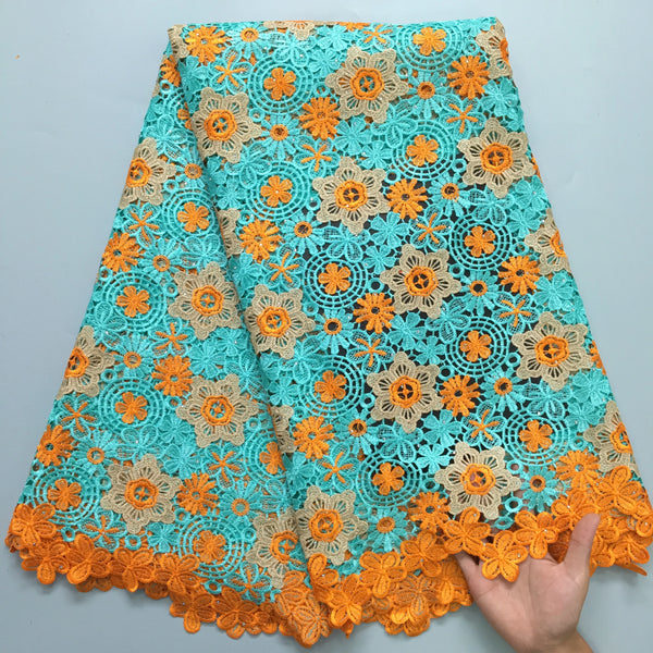 High Quality Nigerian Water Soluble Lace Fabric