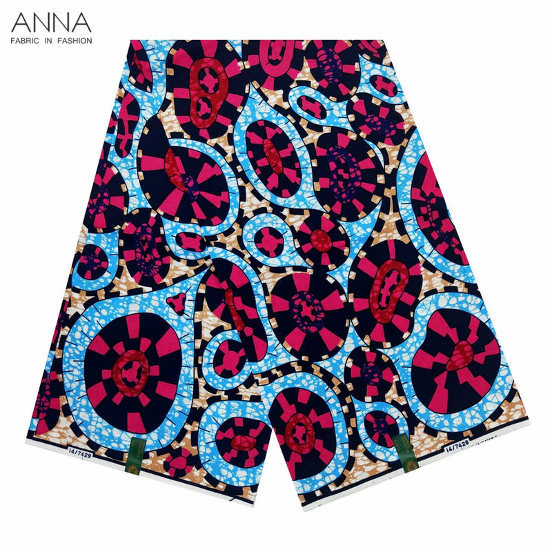 Ankara Block Prints Batik Fabric