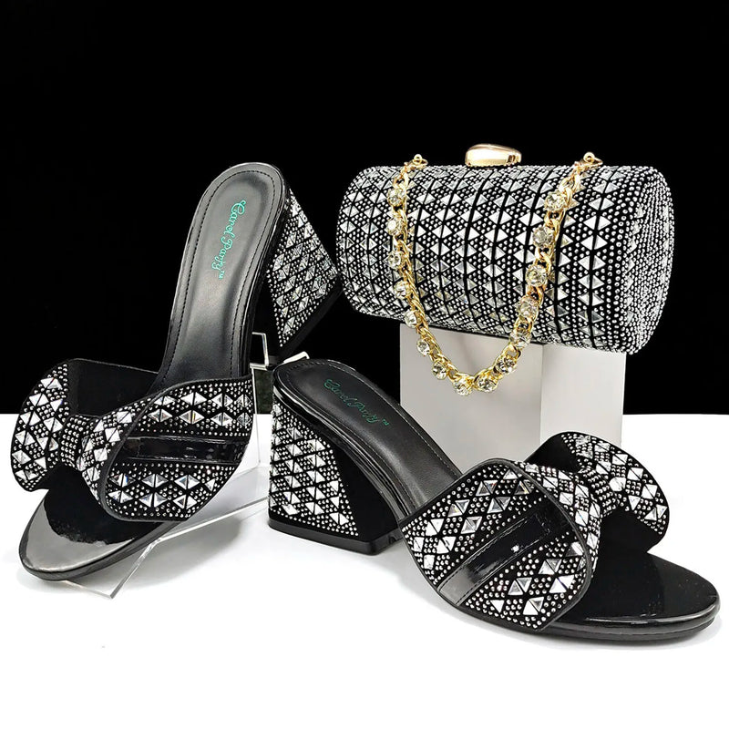 Italian Fashion Banquet Shoes and Bags