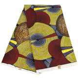 New Veritablewax Fan Pattern African Fabric