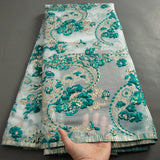 New Damask Brocade Lace Fabric