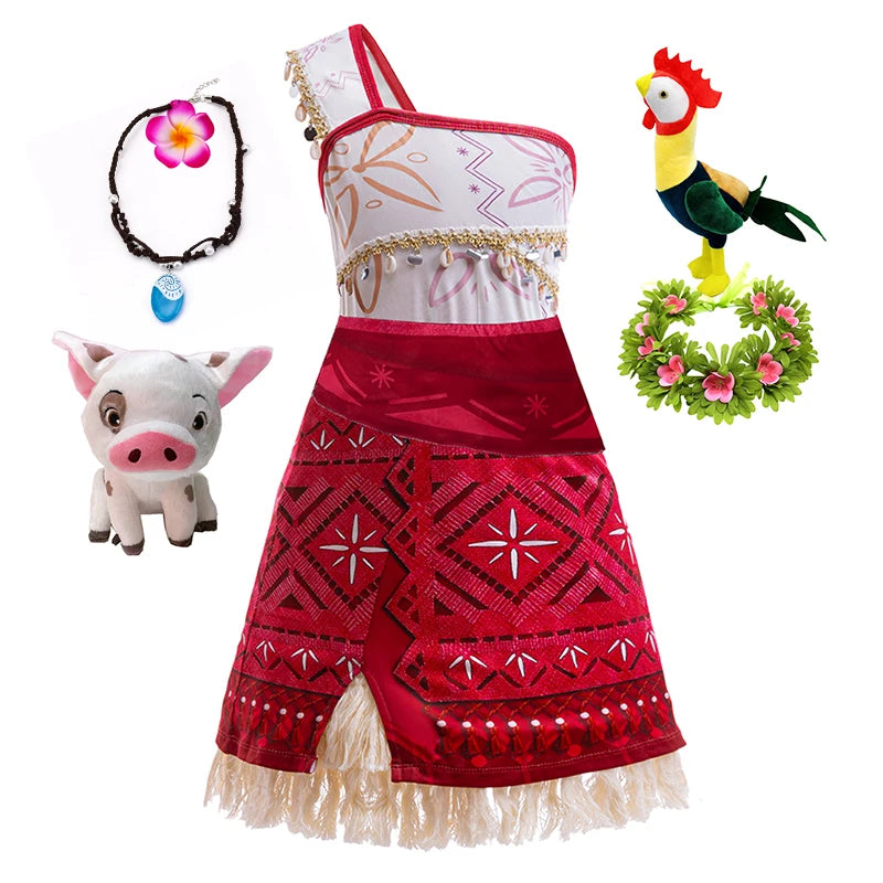 Girls New Movie Moana 2 Dress