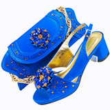 Women Party Shoes and Bags Matching Set