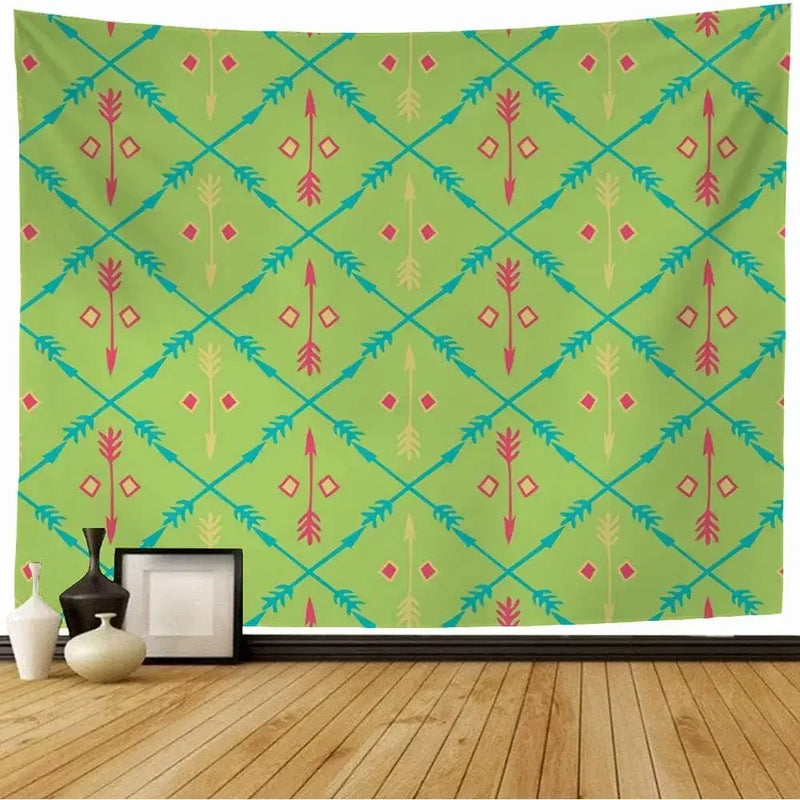 New Colorful Shapes Design Tapestry