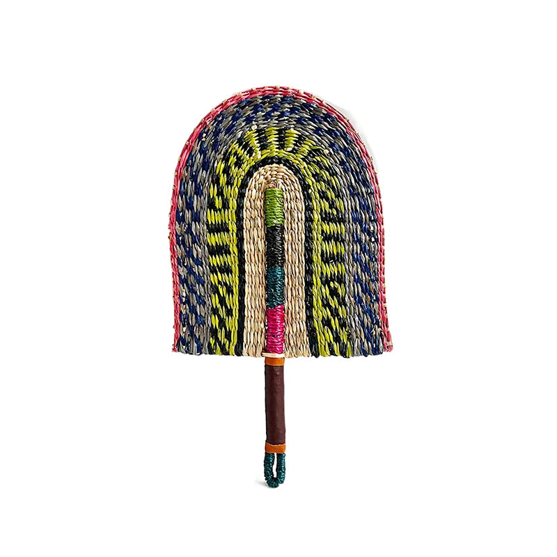 New Woven Straw Fan