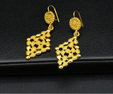 New France Luxury 24k Gold Color Jewelry Set