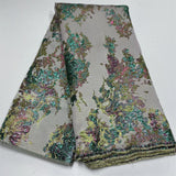 New African Jacquard Organza Brocade Fabric