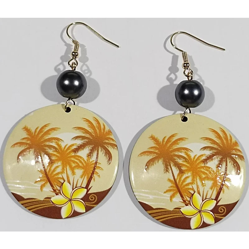 New Hawaiian Acrylic Australia Designer Earrings Accessories