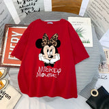 Mickey Anime Blouses Y2k Graphic T Shirts