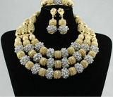 Amazing african beads jewelry set