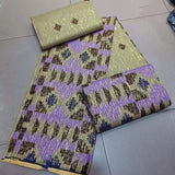 African Gold Powder Ankara 100% Cotton Farbic