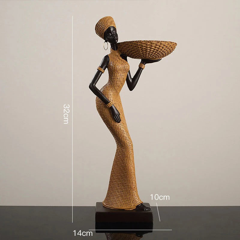 Woman Figurines Sculpture Home Decoration Accessories