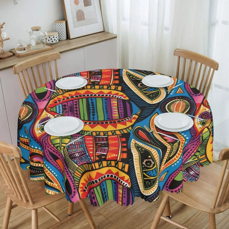 African Woman Life Culture Tablecloth