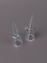 New Wholesale Clear Acrylic Riangle Conical Ring