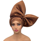 New Big Bowknot Turban Cap