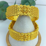 ANIID Luxury African Charm 24k Gold Plated Bracelet