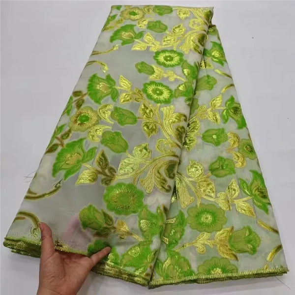 New Green Latest Africa Lace Fabric