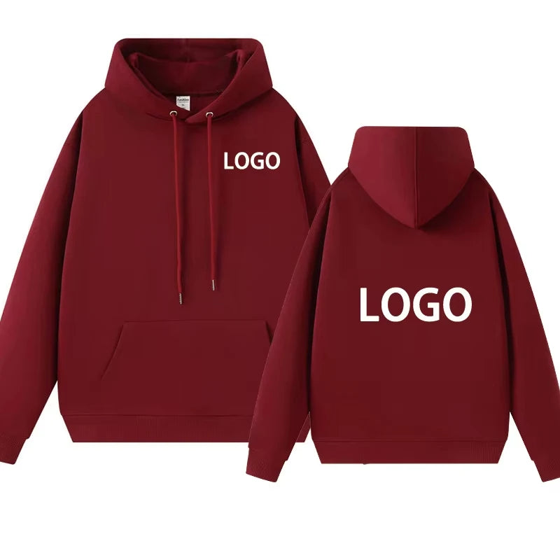 New Printed Text DIY Personalized Hoody Casual Clothing