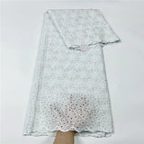 100% cotton Swiss voile lace popular Dubai style fabric