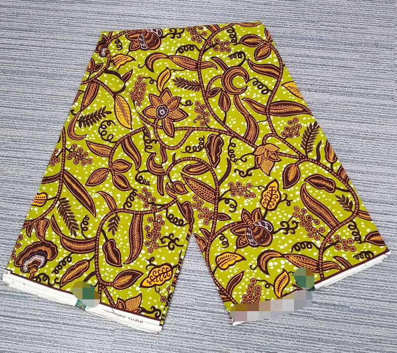 New fashion 100% cotton veritable gold print african real wax