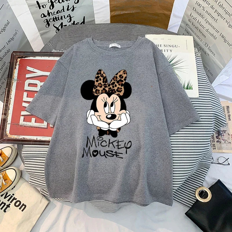 Mickey Anime Blouses Y2k Graphic T Shirts