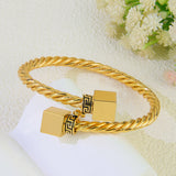 New Dubai Gold Plated Cuff Bracelets