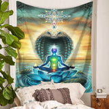 New Shiva Mandala Tapestry Yoga Decoracion Wall Carpet