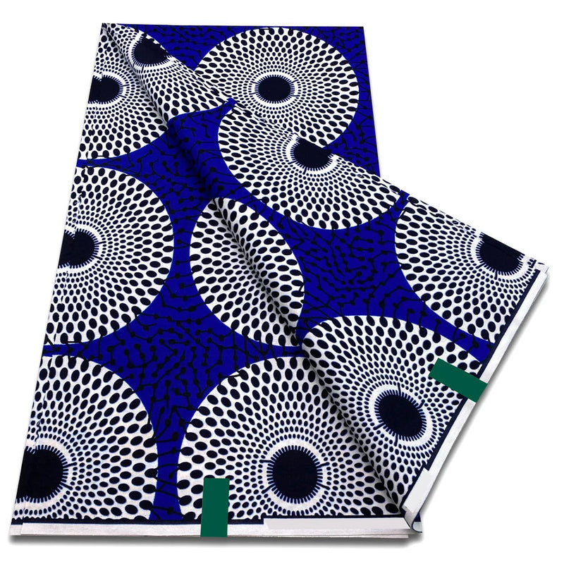 High Quality Cotton Wax Print Veritable African Real Fabric