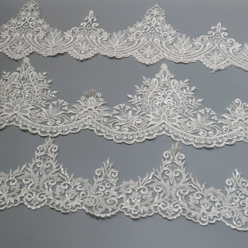 New luxury beaded embroidery lace