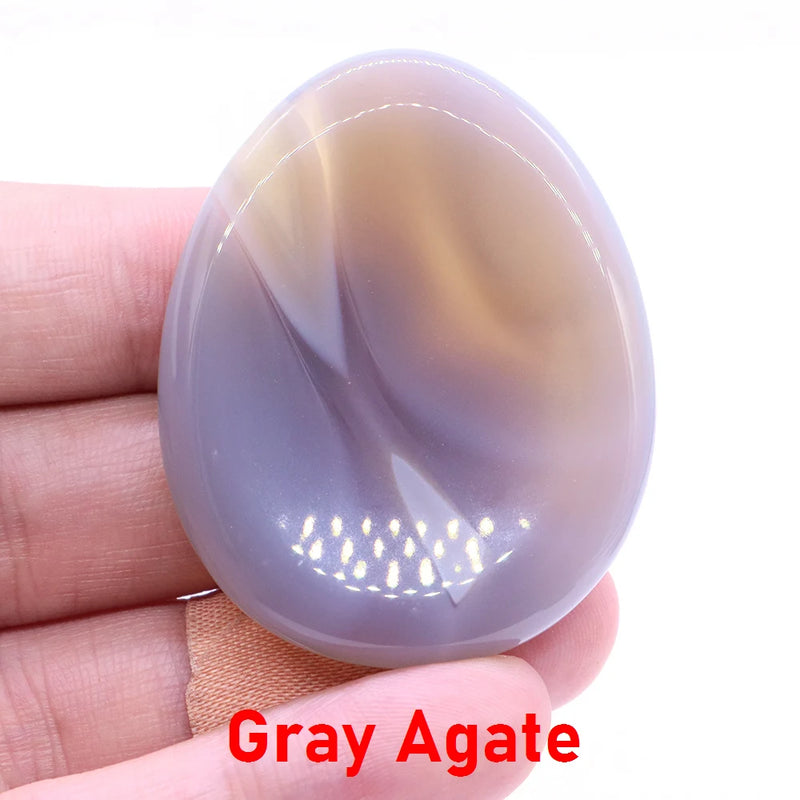 Natural Palm Gemstone Worry Thumb Stone