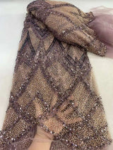 New Madison Luxury Beaded Lace Fabric