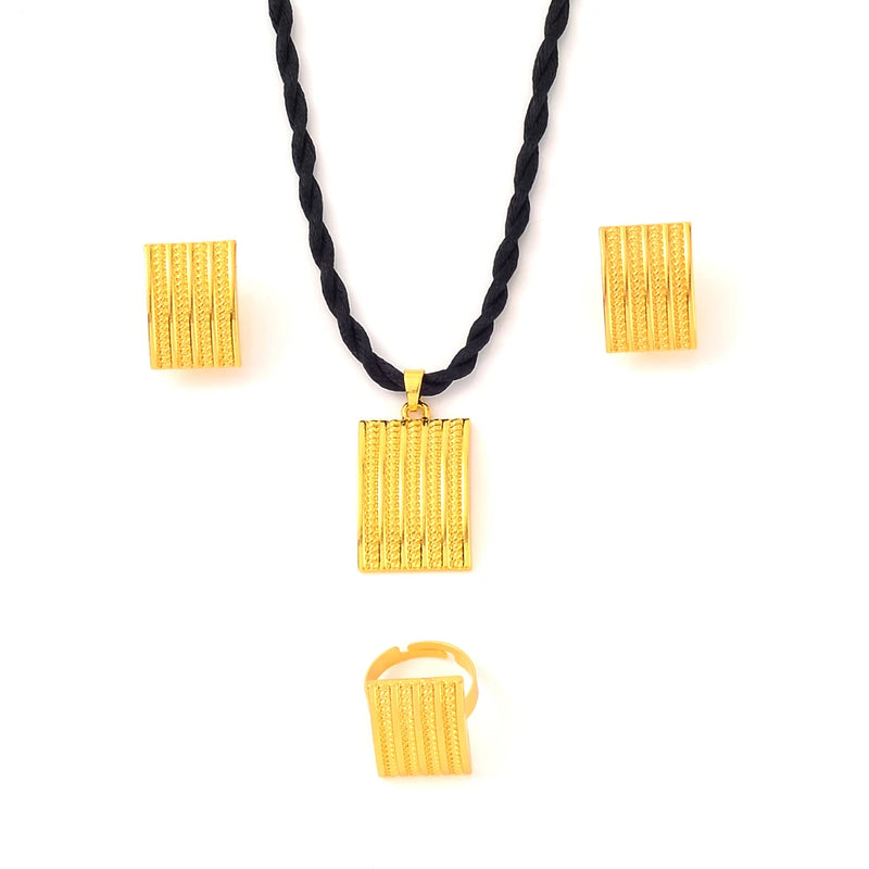 3 Styles Chain Ethiopian Jewelry Set