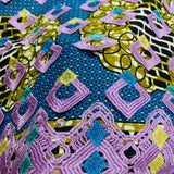 New Ankara 3D Embroidery African Wax Printed Cotton Fabric