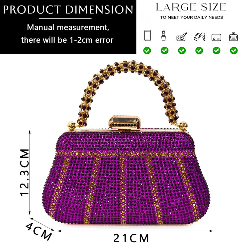 Italian Design Texture Purple Shoes And Bags