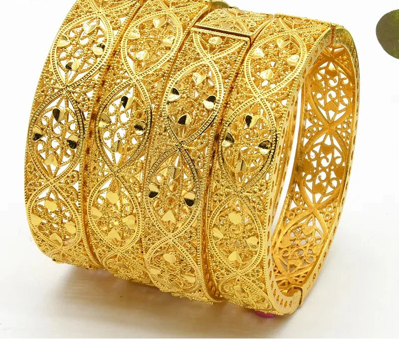 New Dubai Gold Color Bangles