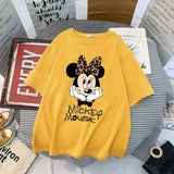 Mickey Anime Blouses Y2k Graphic T Shirts