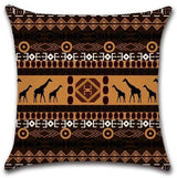 New African Ethnic Style Linen Cushion Cover