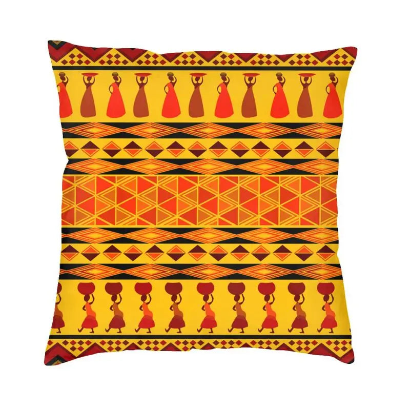 African Ethnic Motifs Cushion Cover