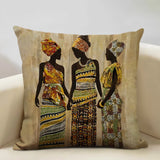 New Portrait Oil Painting Cushion Cover