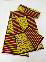 African Real Wax Print Cotton 100% Fabric