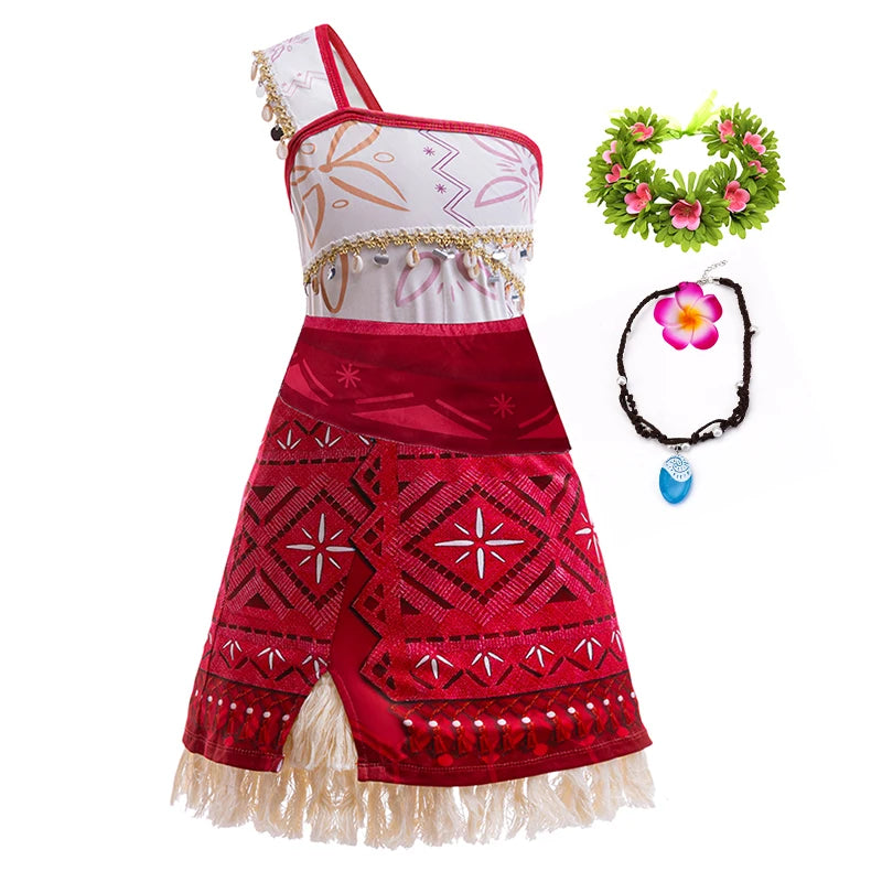 Girls New Movie Moana 2 Dress