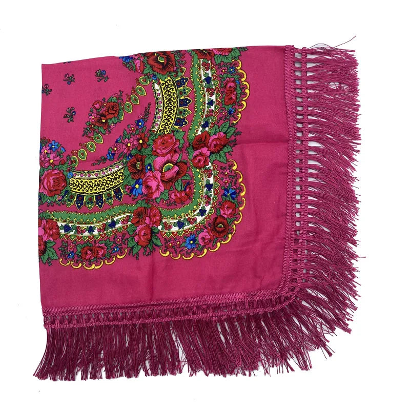 New Women Russian Style Square Scarf