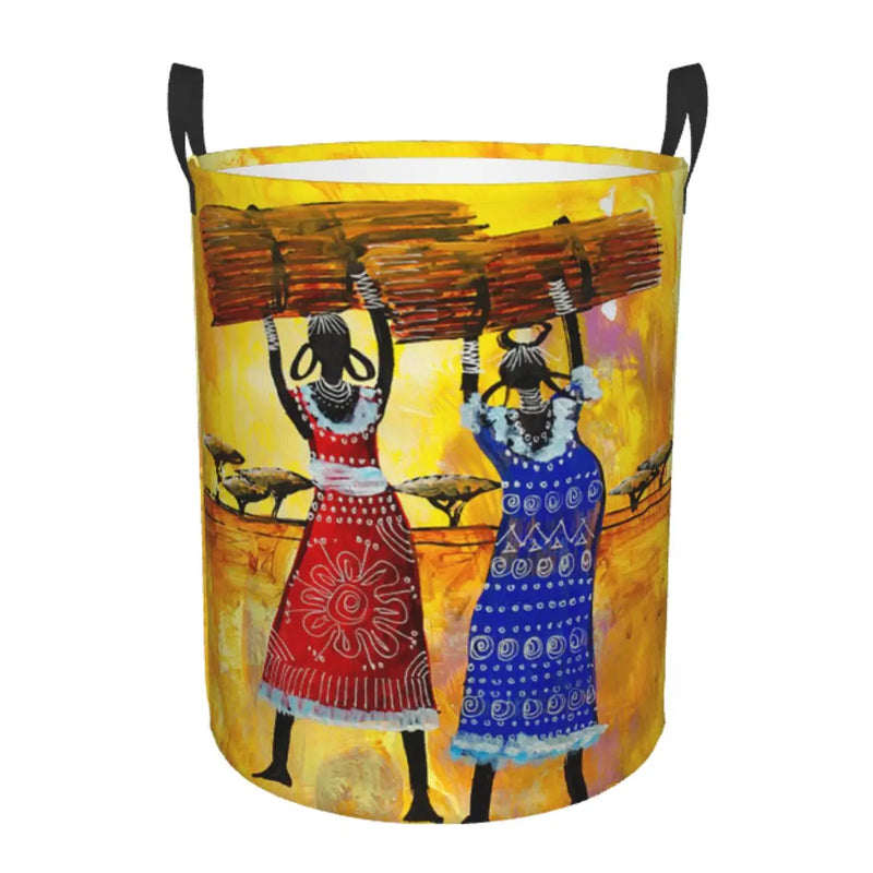 New African Ethnic Style Pattern Laundry Basket