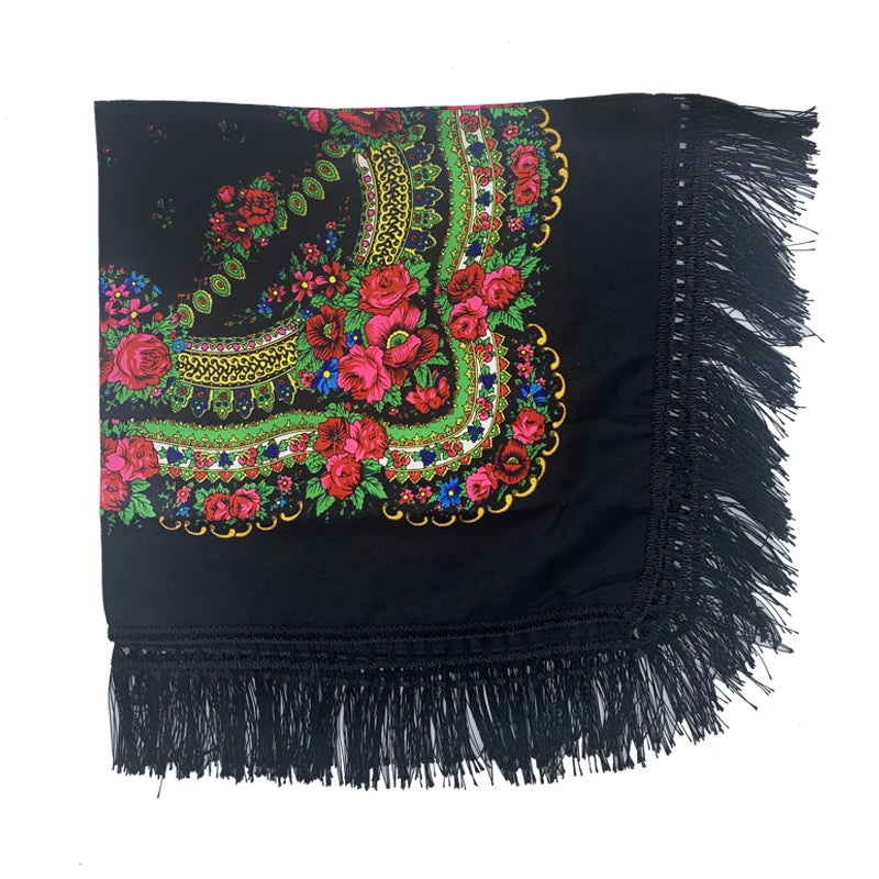 New Women Russian Style Square Scarf