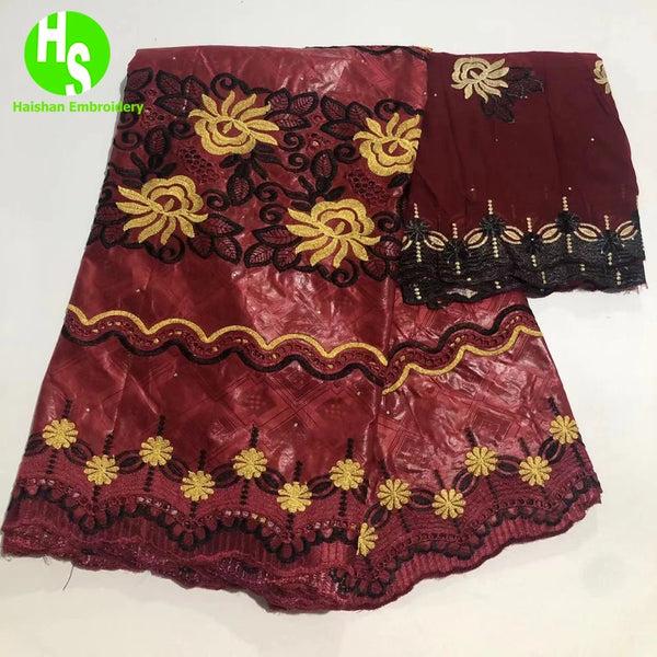 African Women High Quality Bazin Riche Brode Fabric