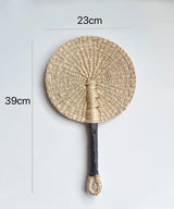 Summer Cooling Grass Handwoven Fan