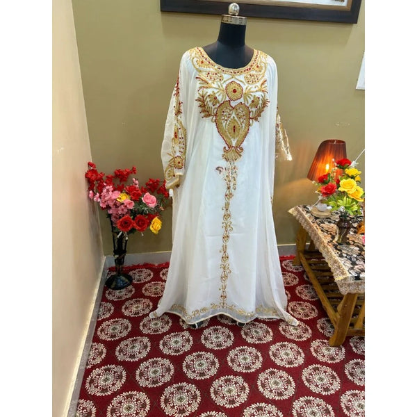 New Sale White Embroidery Dress