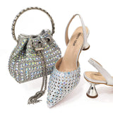 Nigeria Popular Design Ladies Shoes And Bag Set