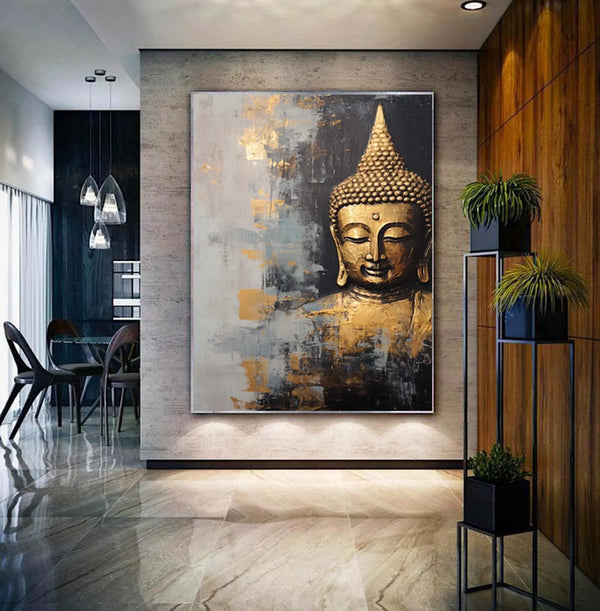 New Buddha Canvas Painting Zen Wall Art